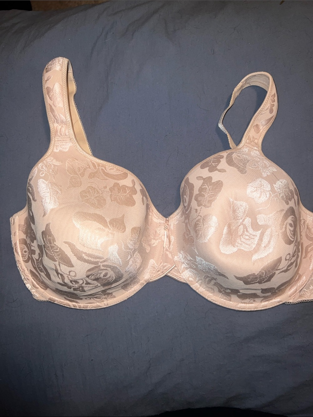 Wacoal Floral Jacquard T-Shirt Bra in Blush